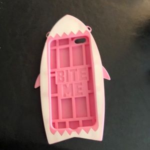 Pink shark iPhone 6/6a case